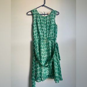 Banana Republic green/blue dress.
